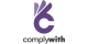 ComplyWith logo vertical centred logo